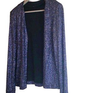 Vintage Shimmer Long Sleeve Holiday Sweater M